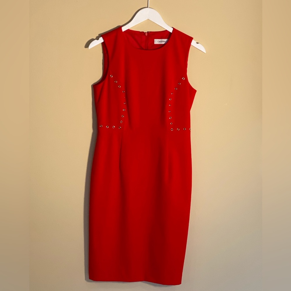 Calvin Klein red summer dress
